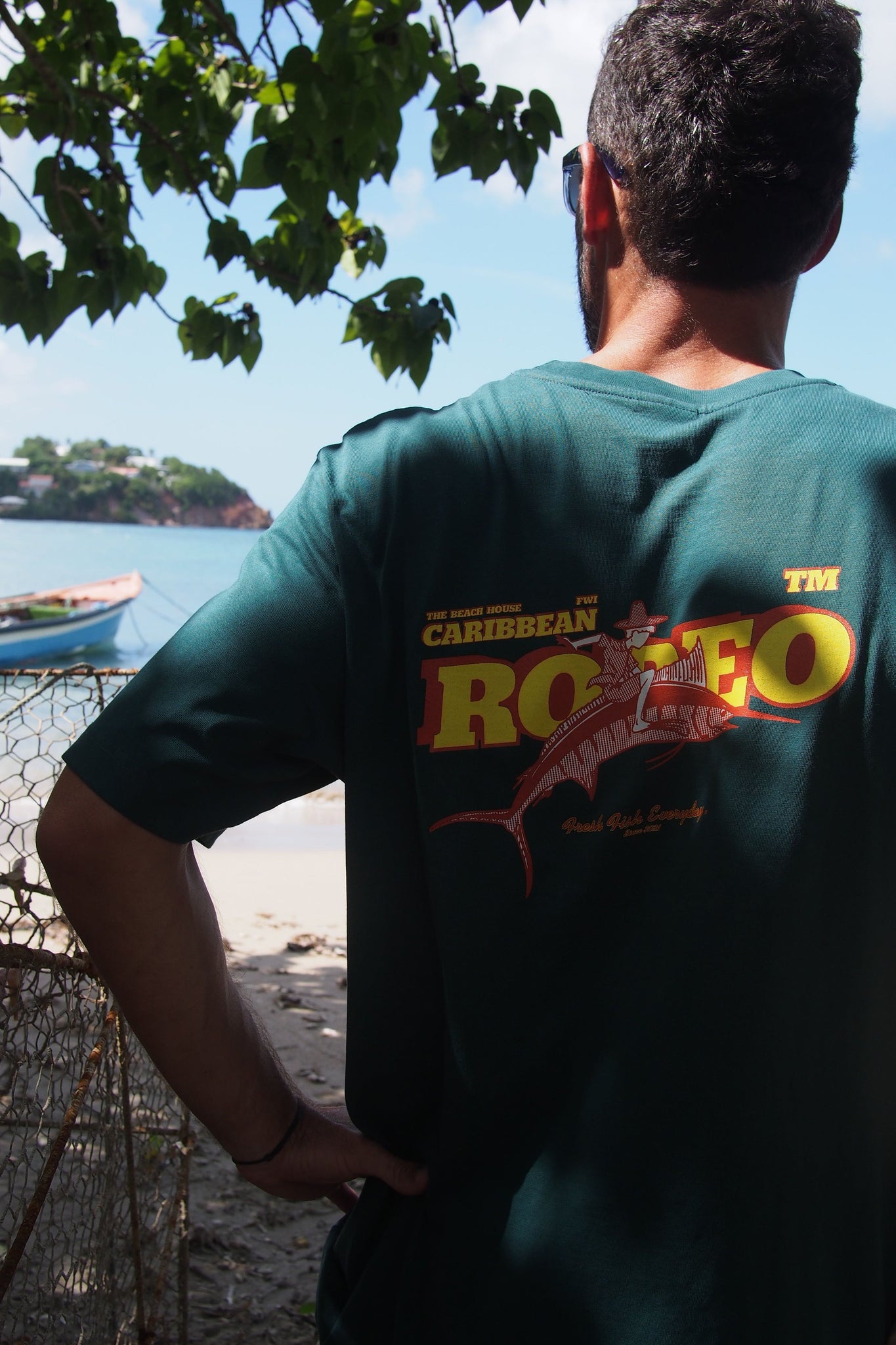 Tee-shirt green "RODEO"